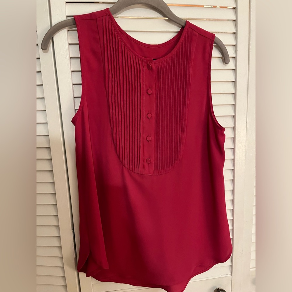 JCrew sleeveless top in magenta